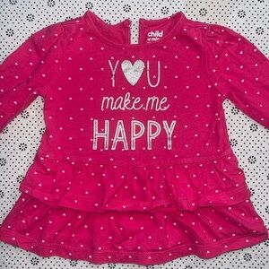 🛍 CUTE LITTLE GIRLS TOP SIZE 24 MONTHS